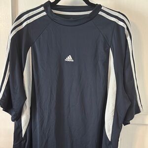 Adidas Navy Blue Athletic Shirt